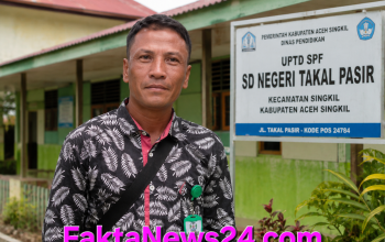 Kepala Desa Takal Pasir Apresiasi Upaya Kepala Sekolah Perjuangkan Peningkatan Fasilitas SD Negeri