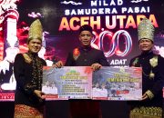 Wakil Gubernur Aceh Fadhlullah Menyerahkan Bantuan ke Pemerintah Aceh Utara 