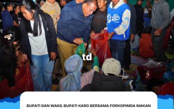 bupati dan wakil bupati karo bersama forkopimda makan malam bersama pengungsi erupsi gunung sinabung 4 FB IMG 1788278254280
