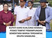 bupati karo kunjungi kembali posko tempat penampungan sementara warga terdampak erupsi sinabung 10 FB IMG 1788367259614