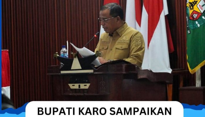 Bupati Karo Sampaikan Nota Pengantar Perubahan APBD 2026