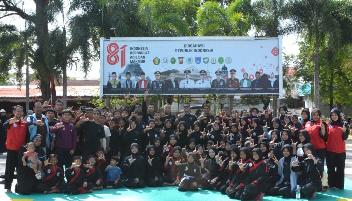 Warga Aceh Timur, Tamiang Hingga Lhokseumawe Ikut Menyemarakkan Car Free Day di Kota Langsa