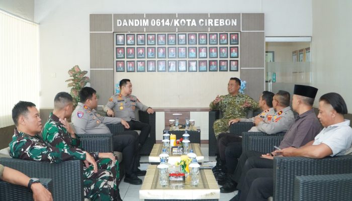 Kapolres Cirebon Kota dan Dandim 0614 Perkuat Sinergitas TNI-Polri ‎