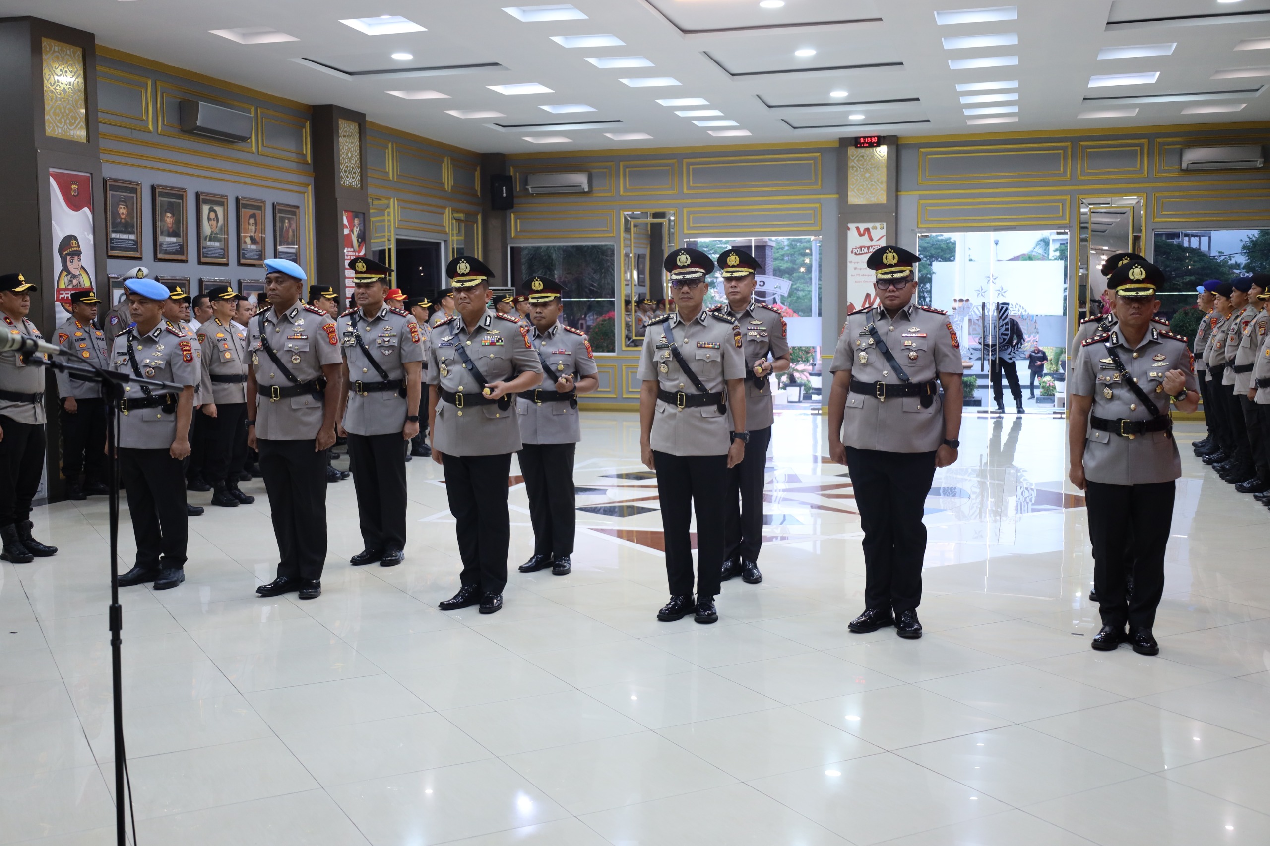 kapolda aceh pimpin sertijab dua pju dan lima kapolres jajaran 3 IMG 20260910 WA0003