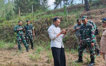 Jembatan Penghubung Dua Kecamatan Disurvei: Dandim Tulungagung dan Unsur Terkait Turun Langsung ke Lokasi