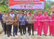 Kapolres Mukomuko Resmikan Jembatan Merah Putih Presisi, Perkuat Akses dan Mobilitas Warga Desa Cinta Asih