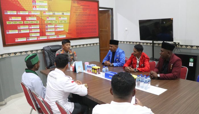 Kapolres Buru Silaturahmi Bersama Cipayung Plus, Perkuat Sinergi Dan Kemitraan
