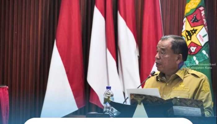 Bupati Karo Sampaikan Perubahan KUA-PPAS 2026 Dalam Rapat Paripurna DPRD Kabupaten Karo