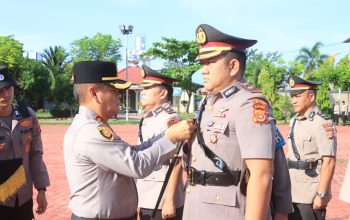 Kapolres Aceh Utara Pimpin Sertijab, Sejumlah Pejabat Berganti: Jabatan Adalah Amanah