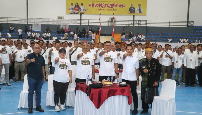 Kompak Lintas Instansi, Kapolres Simalungun Dukung Turnamen Domino Pecahkan Rekor MURI Jelang HUT Ke-81 TNI
