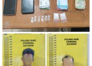 Polsek Kandis Ungkap Peredaran Sabu 7,68 Gram di Kandis, Dua Tersangka Diamankan