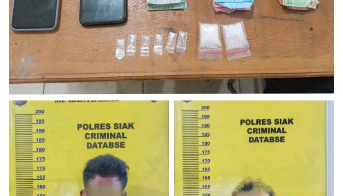 Polsek Kandis Ungkap Peredaran Sabu 7,68 Gram di Kandis, Dua Tersangka Diamankan
