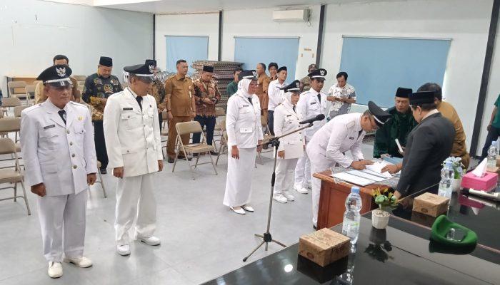 Resmi! M. Maswie Hingga Aan Nuramin Dilantik Jadi Pj Kades se-Kecamatan Sukatani