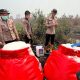 Optimalkan X-Fire dan Drone Udara, Polda Sumsel Bersama SLOG Polri Padamkan Karhutla di OKI
