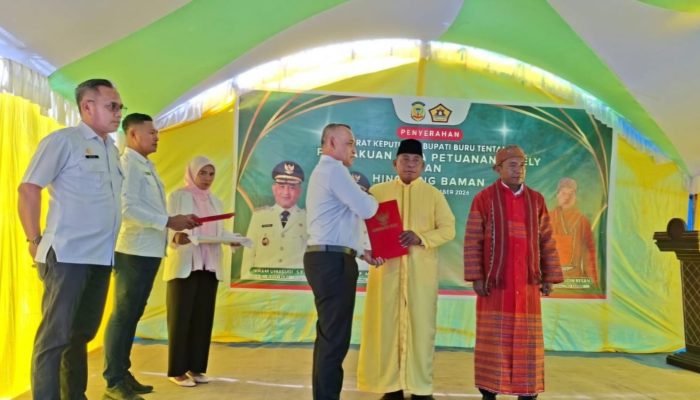 Langkah Bupati Buru Soal Raja Adat Dinilai Sudah Tepat, Tiga Petuanan Lain Menunggu Kepastian