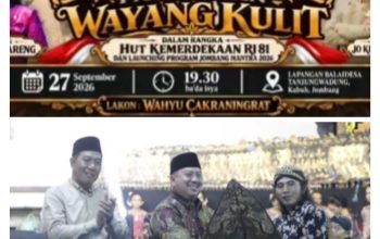 Pagelaran Wayang Kulit Meriahkan HUT RI ke-81, Desa Tanjung Wadung Kabuh Jombang Lestarikan Budaya Jawa