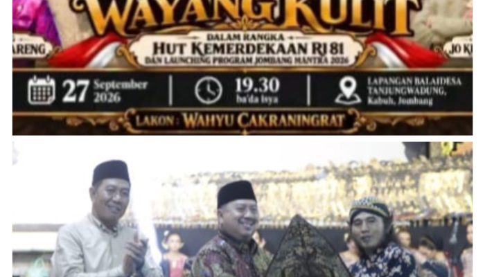 Pagelaran Wayang Kulit Meriahkan HUT RI ke-81, Desa Tanjung Wadung Kabuh Jombang Lestarikan Budaya Jawa