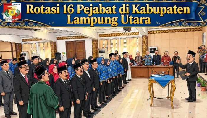 16 Pejabat Eselon II Lampung Utara Dirotasi, Bupati Hamartoni: Bukan Soal Suka Tidak Suka