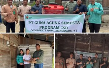 PT. Guna Agung Semesta Kembali Lakukan giat Sosial Untuk Warga Sakai di Dusun Takolu Kampung Kandis