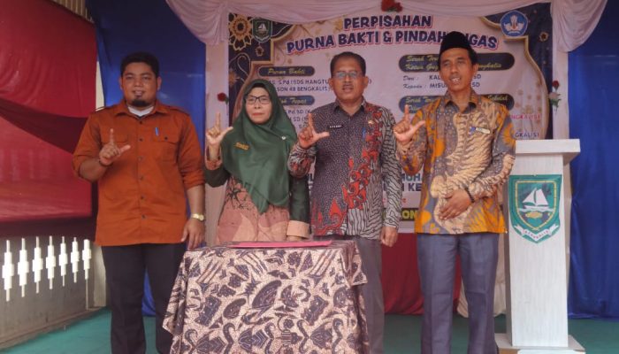 Pisah Sambut, Pelepasan Purna Bakti, dan Maulid Nabi di SDN 43 Bengkalis Warnai Semangat Kebersamaan dan Siaga Karhutla