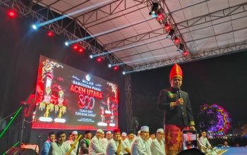 Tgl Habibi Pimpin Zikir Bersama Ribuan Jamaah di Milad ke-800 Samudra Pasai Aceh Utara.