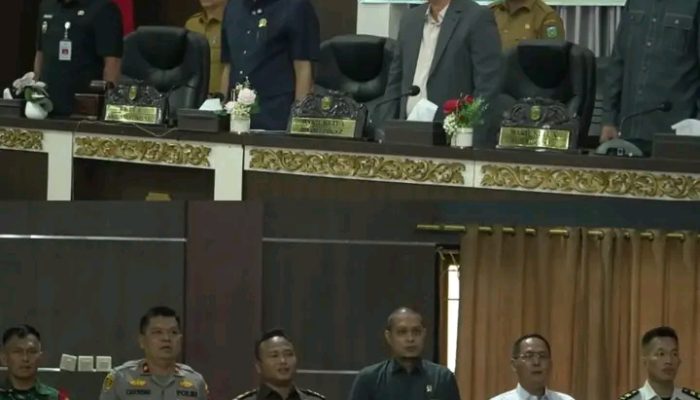 Wabup Tebo Hadiri Rapurna DPRD Penyampaian Nota Pengantar Ranperda APBD 2027