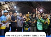 Karo Open Karate Championship 2026 Piala Bupati Karo Resmi Ditutup