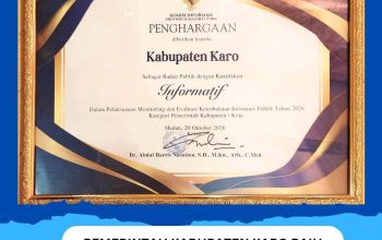 pemerintah kabupaten karo raih penghargaan predikat informatif pada ki sumut award 2026 3 FB IMG 1792514596560