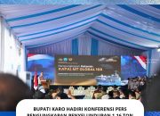 Bupati Karo Hadiri Konferensi Pers Pengungkapan Penyelundupan 1,16 Ton Ketamin di Selat Malaka