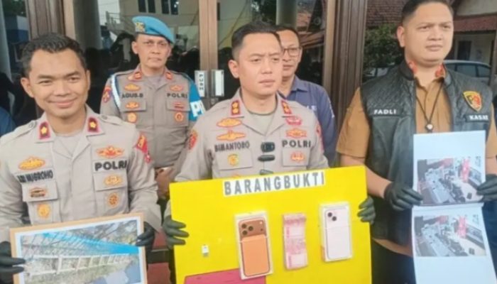 Pelajar 14 Tahun Bobol Konter HP, Diamankan SatReskrim Polres Cirebon Kota