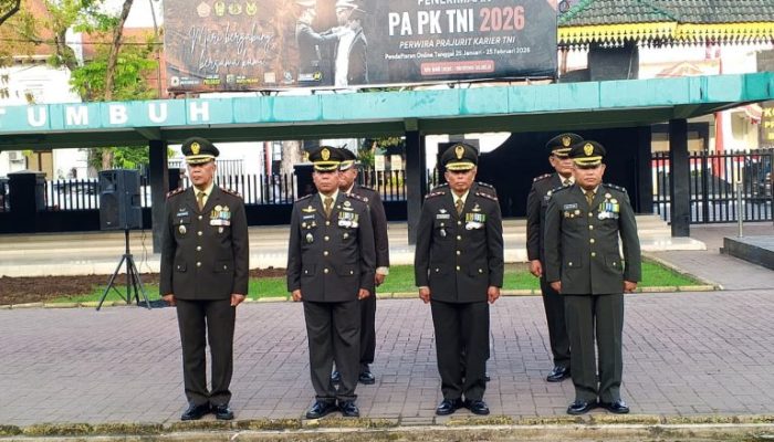 Upacara HUT TNI ke – 81 di Kodim 0201/Medan Berlangsung Khidmat