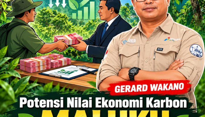 Maluku Jangan Hanya Jadi Lokasi Proyek, Gerard Wakanno : Nilai Karbon Seram – Tanimbar Harus Jadi PAD