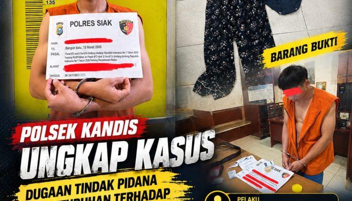 Polsek Kandis Ungkap Kasus Dugaan Persetubuhan Anak di Bawah Umur, Seorang Pemuda Diamankan