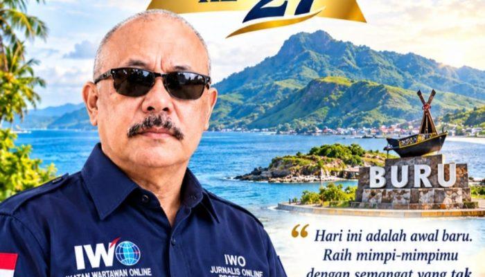 Ketua IWO Provinsi Maluku, Karel Soukotta, BA, Ucapkan Selamat HUT Ke-81 TNI Pada 5 Oktober 2026