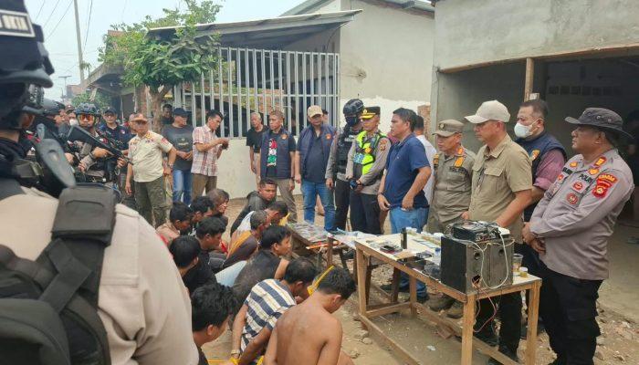 Untuk Kedua Kalinya dalam Sepekan, Polda Sumsel dan Polres Banyuasin Kembali Gelar Penggerebekan Narkoba