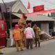 Portal jalan Menuju Tanamas Akhirnya Dibuka,Akses Mobil Damkar Sempat Terhambat