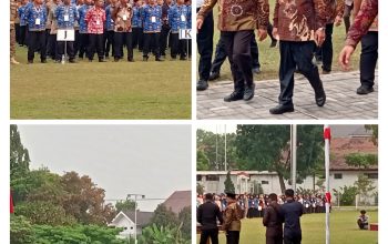 Apel Penandatanganan Perpanjangan Perjanjian Kerja Paruh Waktu 2026, Bupati Warsubi Tekankan Komitmen dan Profesionalisme
