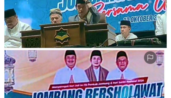 JOMBANG BERSHOLAWAT BERSAMA GUS IQDAM, ALUN-ALUN JOMBANG DIPADATI JAMAAH