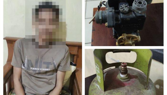 Polsek Lemahwungkuk Ungkap Kasus Pencurian Pompa Air dan Tabung Gas ‎