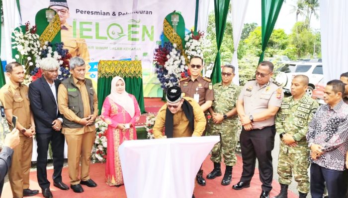 PDAM Tirta Pase Launching AMDK, Bupati Ayahwa Resmikan Produksi Ie Loen