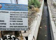Proyek Drainase Jalan Tanjung Selamat Disorot, Papan Informasi Tak Cantumkan Volume Pekerjaan