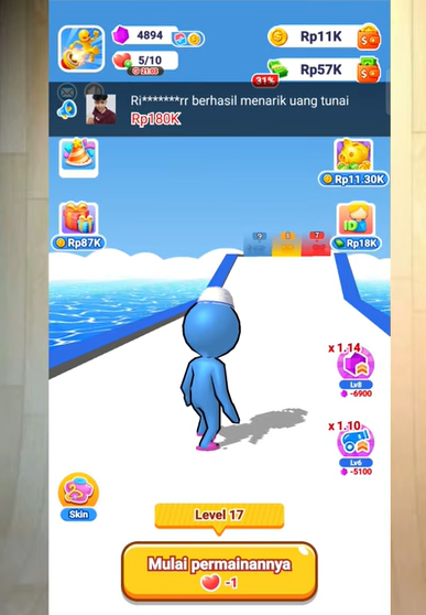 Cara Dapat Uang dari Aplikasi Run Team, Tutorial Penarikan Saldo ke E-Wallet, dan Review Keamanannya