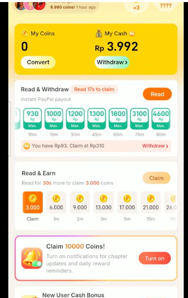 Aplikasi EarnNovel Apakah Terbukti Membayar atau Hanya Scam Lelah Iklan?