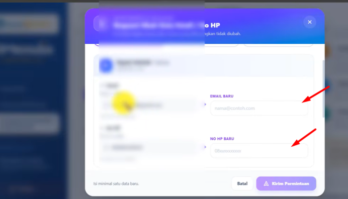 Cara Ganti Email dan Nomor HP Kepala Sekolah atau Bendahara di SIMENULIS SD 2026