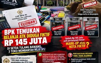 bpk temukan belanja atk diduga fiktif rp 145 juta di setda tulang bawang, 3 toko membantah nilai spj 4 Screenshot 20261011 1728042