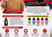 Disdikbud Lampung Resmi Larang Vape di Sekolah, Thomas Amirico: Waspada Liquid Mengandung Narkoba