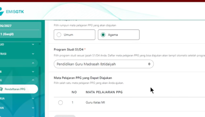 Ajuan PPG 2026, Panduan Lengkap Ijazah PAI Bisa Ikut PPG Mapel Guru Kelas MI dan RA