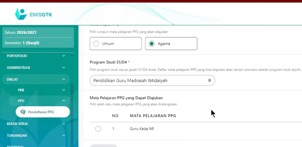 Ajuan PPG 2026, Panduan Lengkap Ijazah PAI Bisa Ikut PPG Mapel Guru Kelas MI dan RA