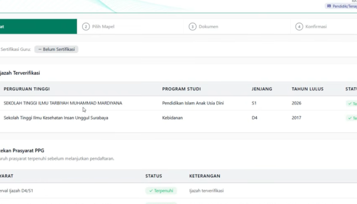Cara Mengatasi Data Ijazah S1 atau D4 Terdata Ganda di EMIS GTK untuk Pengajuan PPG