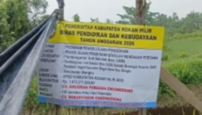 USB SMP Persiapan Bagan Barat Rp1,87 Miliar Disorot, Diduga Tanpa Kajian dan Langgar Aturan Pendirian Sekolah